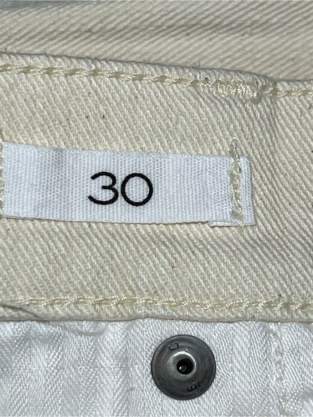 Banana Republic Denim Shorts Womens Size 30 Tan Beige Cut Off Jean Shorts - Picture 5 of 10